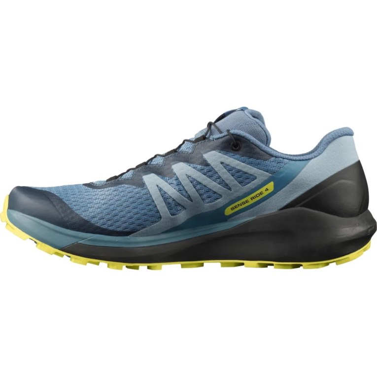 Tenis Para Trail Running Salomon Sense Ride 4 Hombre Azules | MX AJDU951